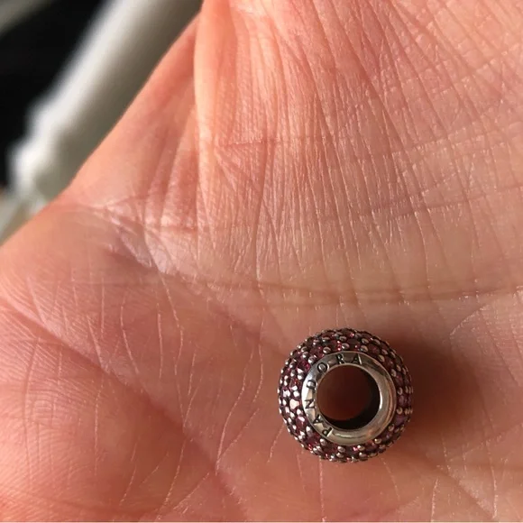 Authentic Pandora Red Pave Lights Bead 791051CZR - Picture 2 of 3